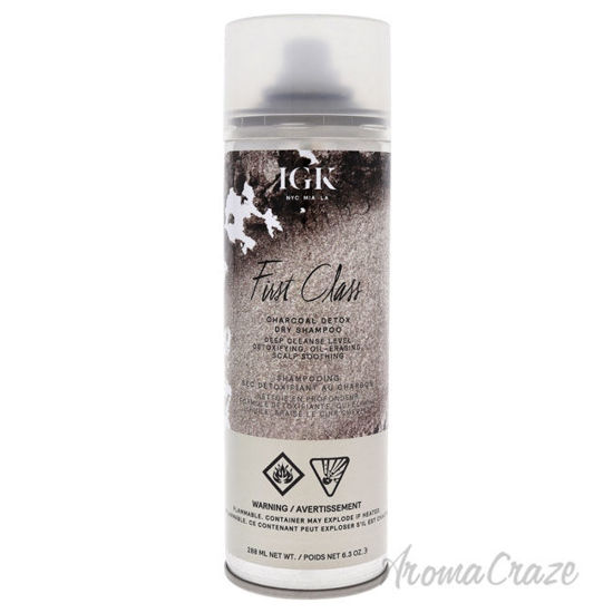 Picture of First Class Charcoal Detox Dry Shampoo by IGK for Unisex 6.3 oz Dry Shampo