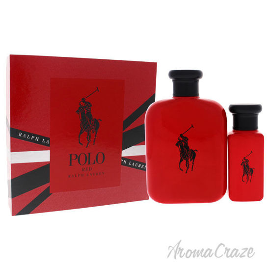 Picture of Polo Red by Ralph Lauren for Men 2 Pc Gift Set 4.2oz EDT Spray, 1oz EDT Spray