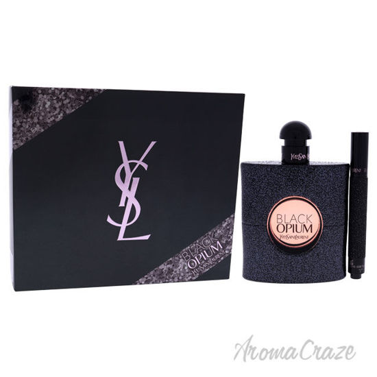 Picture of Black Opium by Yves Saint Laurent for Women 2 Pc Gift Set 3oz EDP Spray, 2.5 ml Perfume Pen