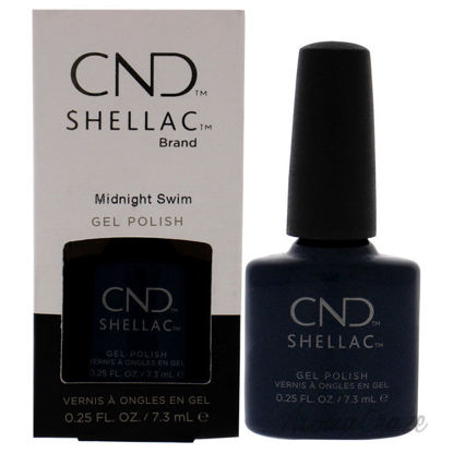Picture of Shellac Nail Color Midnight Swim by CND for Women 0.25 oz Nail Polish