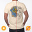 Picture of Men Classic Crew Tee Lost Atlas Beige by DelSol by Men 1 Pc T Shirt (2XL)