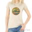 Picture of Women Crew Tee Waves and Rays Beige by DelSol for Women 1 Pc T Shirt (2XL)