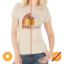 Picture of Women Crew Tee Sunshine Beige by DelSol for Women 1 Pc T Shirt (2XL)