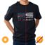 Picture of Men Crew Tee Mountain Scene Black by DelSol for Men 1 Pc T Shirt (YL)