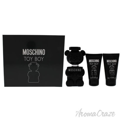 Picture of Moschino Toy Boy by Moschino for Men 3 Pc 1.7oz EDP Spray, 1.7oz Bath and Shower Gel, 1.7oz After Shave Balm