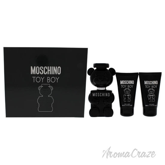 Picture of Moschino Toy Boy by Moschino for Men 3 Pc 1.7oz EDP Spray, 1.7oz Bath and Shower Gel, 1.7oz After Shave Balm