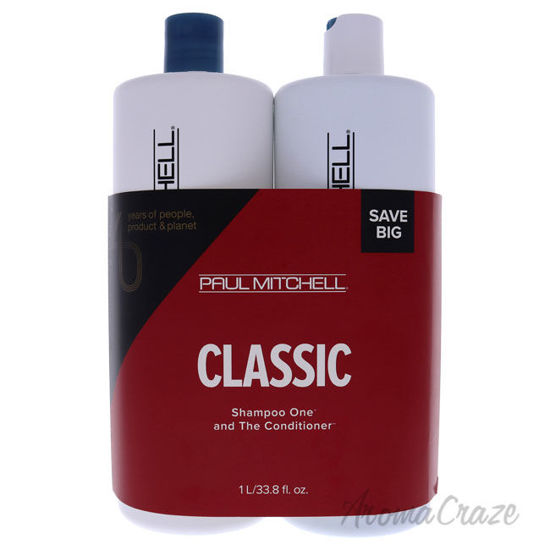 Picture of Classic Kit by Paul Mitchell for Unisex 2 Pc Kit 33.8 oz Shampoo One, 33.8 oz The Conditioner
