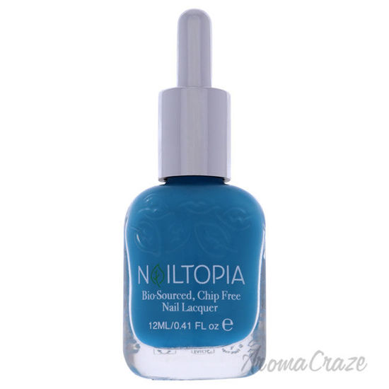 Picture of Bio Sourced Chip Free Nail Lacquer Hawaiian Blues by Nailtopia for Women 0.41 oz Nail Polish