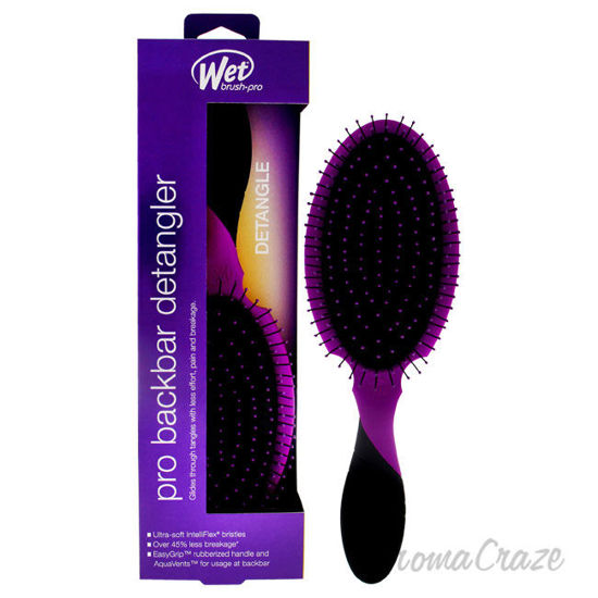 Picture of Backbar Detangler Brush Purple by Wet Brush for Unisex 1 Pc Hair Brush