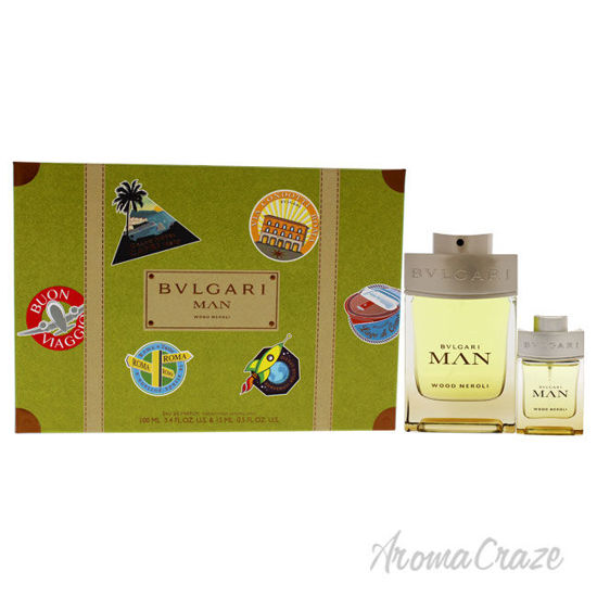 Picture of Bvlgari Man Wood Neroli by Bvlgari for Men 2 Pc Gift Set 3.4oz EDP Spray, 0.5oz EDP Spray