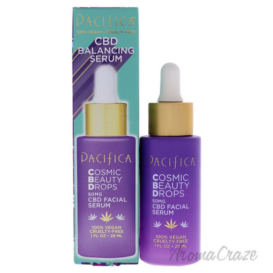 Picture of Cosmic Beauty Drops CBD Balancing Serum by Pacifica for Unisex 1 oz Serum