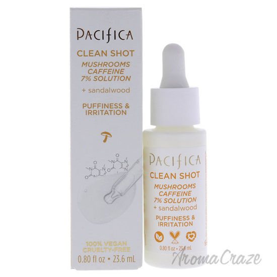 Picture of Clean Shot Mushrooms and Caffeine 7 Percent by Pacifica for Unisex 0.80 oz Serum