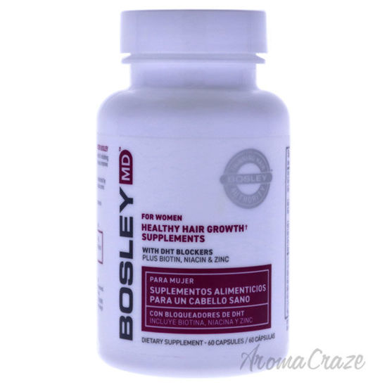 Picture of Healthy Hair Growth Supplements by Bosley for Women 60 Count Capsules