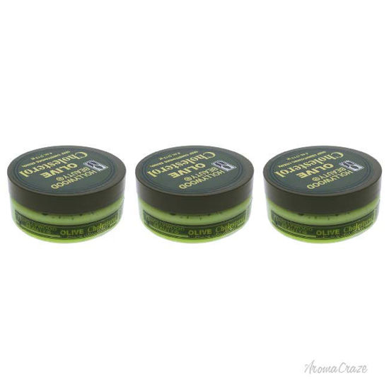 Picture of Olive Cholesterol Deep Conditioning Creme by Hollywood Beauty for Unisex 4 oz Cream Pack of 3