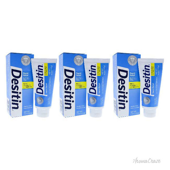 Picture of Desitin Rapid Relief Diaper Rash Cream by Johnson & Johnson for Kids 4 oz Cream Pack of 3