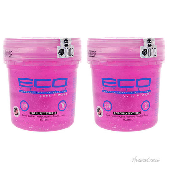 Picture of Eco Style Gel Curl and Wave by Ecoco for Unisex 8 oz Gel Pack of 2