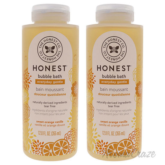Picture of Bubble Bath Everyday Gentle Sweet Orange Vanilla by Honest for Kids 12 oz Bubble Bath Pack of 2
