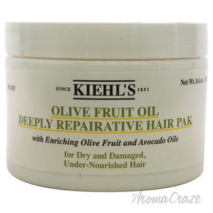 Picture of Olive Fruit Oil Deeply Repairative Hair Pak For Dry & Damaged Under Nourished Ha by Kiehls for Unisex 8.4 oz Mask