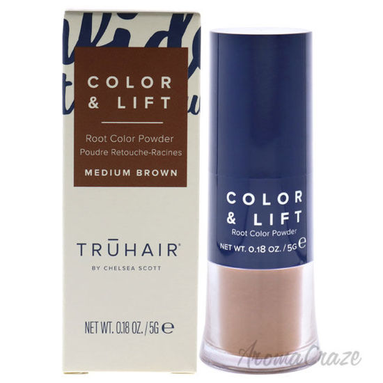 Picture of Color and Lift Root Color Powder Medium Brown by Truhair for Unisex 0.18 oz Hair Color