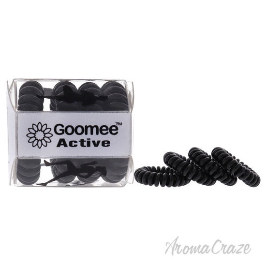 Picture of Active The Markless Hair Loop Set Black Belt by Goomee for Women 4 Pc Hair Tie