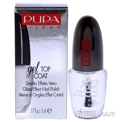 Picture of Gel Top Coat Glass Effect Nail Polish by Pupa Milano for Women 0.17 oz Top Coat