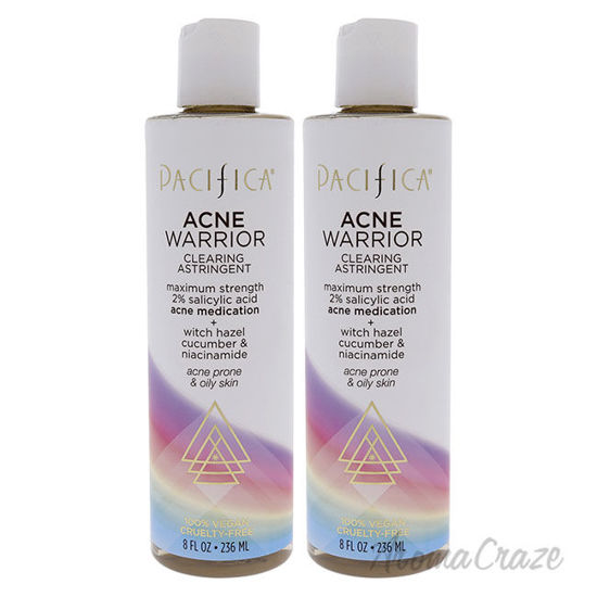 Picture of Acne Warrior Clearing Astringent by Pacifica for Unisex 8 oz Cleanser Pack of 2