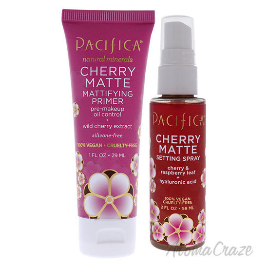 Picture of Cherry Matte Kit by Pacifica for Women 2 Pc Kit 1oz Primer, 2oz Setting Spray