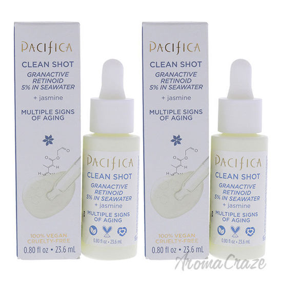 Picture of Clean Shot Granactive Retinoid 5 Percent In Seawater by Pacifica for Unisex 0.8 oz Serum Pack of 2