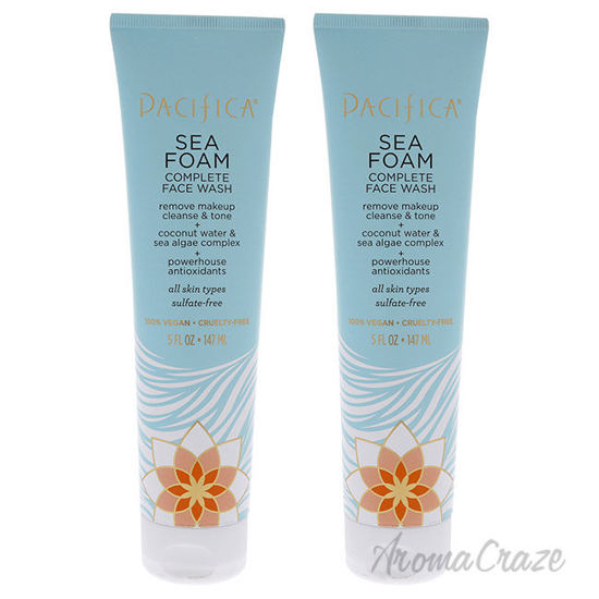 Picture of Sea Foam Complete Face Wash by Pacifica for Unisex 5 oz Cleanser Pack of 2