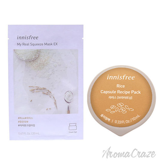Picture of Innisfree Mask Rice Kit by Innisfree for Unisex 2 Pc Kit 