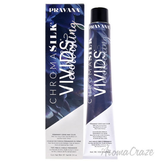 Picture of ChromaSilk Vivids Everlasting Permanent Violet Reign by Pravana for Unisex 3 oz Hair Color