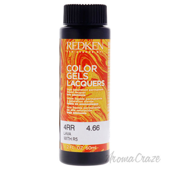 Picture of Color Gels Lacquers Haircolor 4RR Lava by Redken for Unisex 2 oz Hair Color