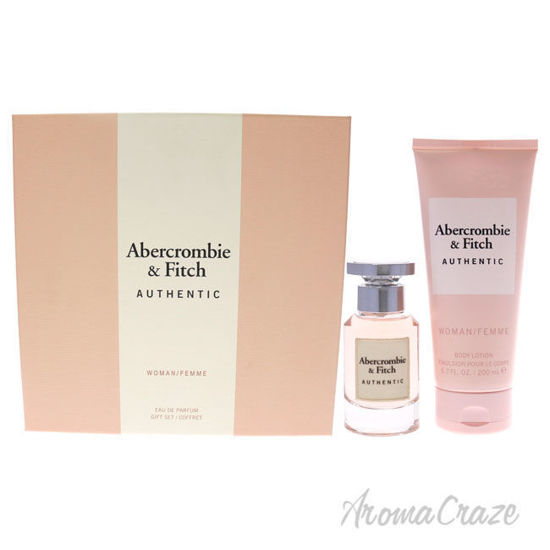 Picture of Authentic by Abercrombie and Fitch for Women 2 Pc Gift Set 1.7oz EDP Spray, 6.7oz Body Lotion