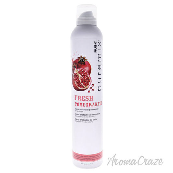 Picture of Puremix Fresh Pomegranate Color Protecting Hairspray by Rusk for Unisex 10 oz Hair Spray