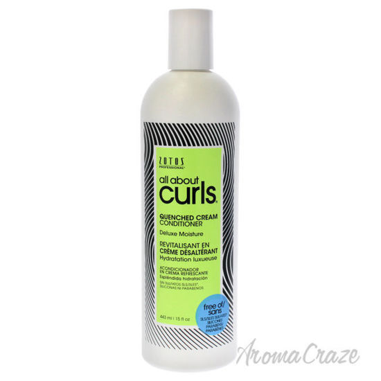 Picture of All About Curls Quenched Cream Conditioner by Zotos for Unisex 15 oz 