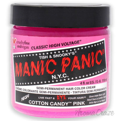 Picture of Classic High Voltage Hair Color Cotton Candy by Manic Panic for Unisex 4 oz Hair Color
