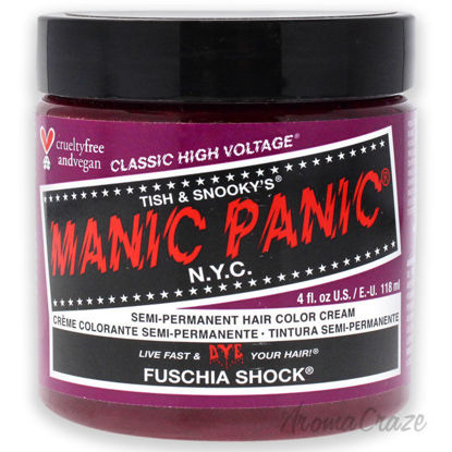 Picture of Classic High Voltage Hair Color Fuschia Shock by Manic Panic for Unisex 4 oz Hair Color