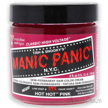 Picture of Classic High Voltage Hair Color Hot Hot Pink by Manic Panic for Unisex 4 oz Hair Color
