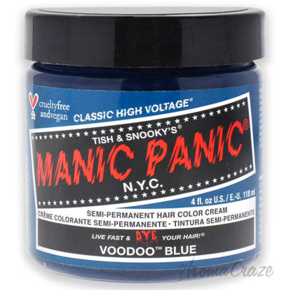 Picture of Classic High Voltage Hair Color Voodoo Blue by Manic Panic for Unisex 4 oz Hair Color