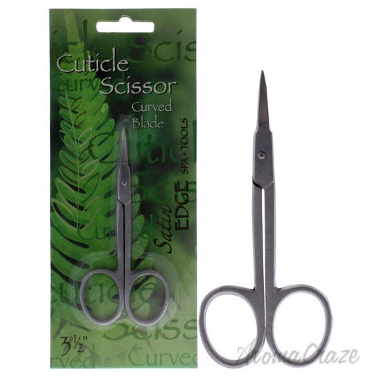 Picture of Cuticle Scissor Curved Blade by Satin Edge for Unisex 3.5 Inch Scissors