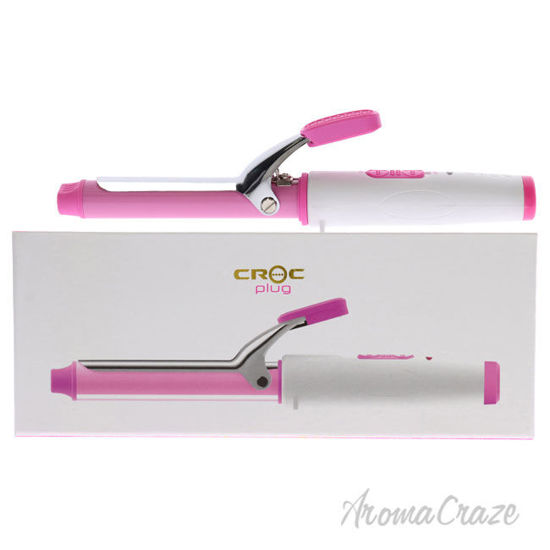 Picture of Plug Detachable Mini Curler Iron White-Pink by Croc for Unisex 1 Pc Curling Iron
