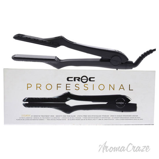 Picture of The New Classic Titanium Flat Iron Black by Croc for Unisex 1 Inch Flat Iron