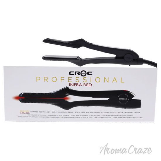 Picture of The New Classic Infrared Flat Iron Black Titanium by Croc for Unisex 1.5 Inch Flat Iron
