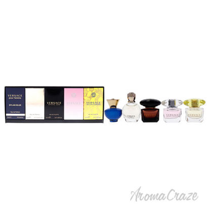 Picture of Versace Miniatures Collection by Versace for Women 5 Pc Mini Gift Set