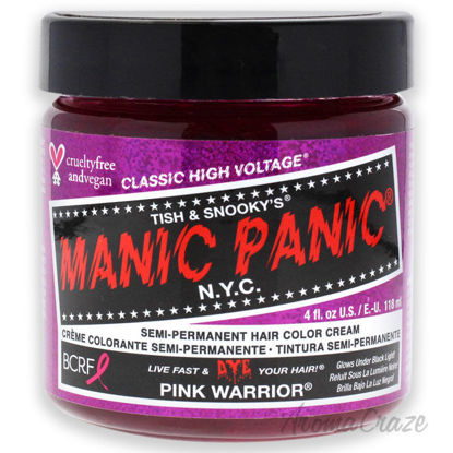 Picture of Classic High Voltage Hair Color Pink Warrior by Manic Panic for Unisex 4 oz Hair Color