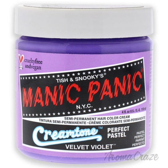 Picture of Creamtone Perfect Pastel Hair Color Velvet Violet by Manic Panic for Unisex 4 oz Hair Color