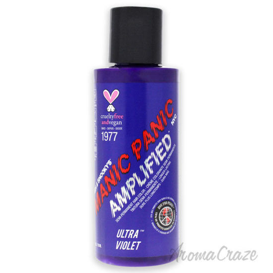 Picture of Amplified Semi Permanent Hair Color Cream Ultra Violet by Manic Panic for Unisex 4 oz Hair Color
