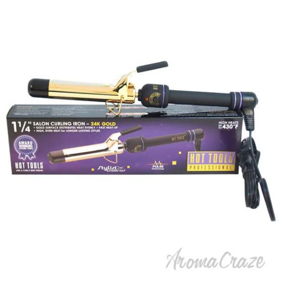 Picture of Professional Salon Curling Iron - Model # 1110CN - Gold/Black by Hot Tools for Unisex - 1.25 Inch Curling Iron