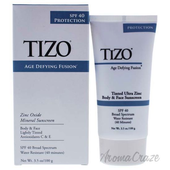 Picture of Body And Face Lightly Tinted SPF 40 by Tizo for Unisex - 3.5 oz Sunscreen