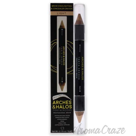 Picture of Brow Highlighting and Concealer Crayon - Light by Arches and Halos for Women - 0.176 oz Highlighter